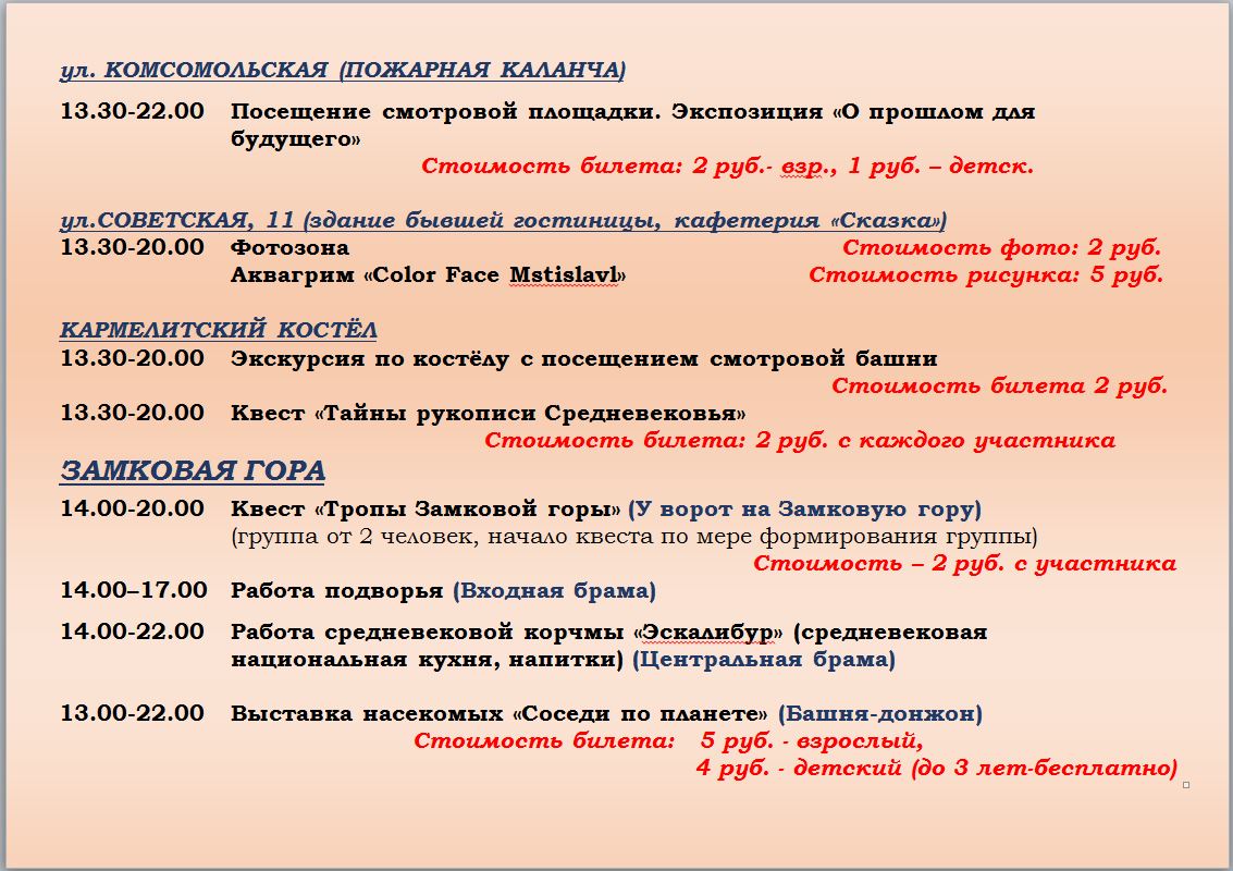 Театрализованный штурм замка, турнир лучников и трюковые шоу ожидают гостей  рыцарского феста в Мстиславле